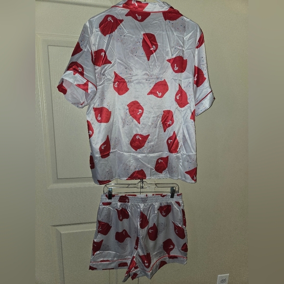 NWT Satin MLB & Ice Cream Satin Pajama Set - Picture 4 of 4